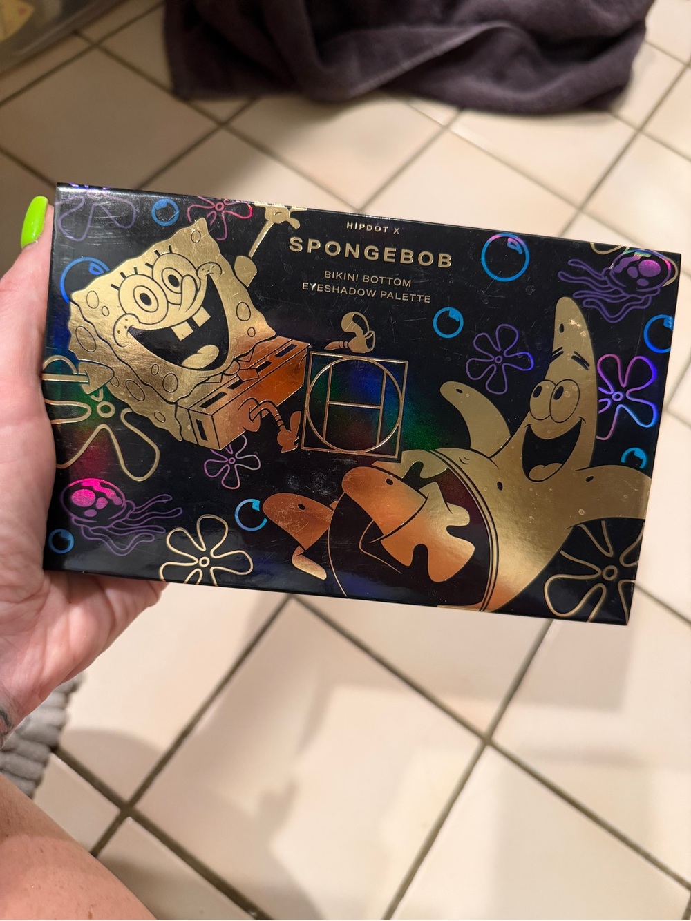 SpongeBob hipdot eyeshaddow palette